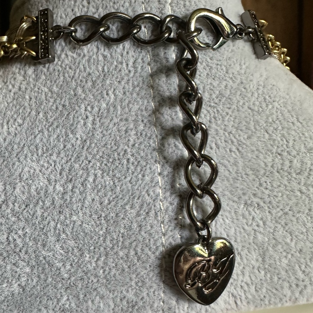 Betsey Johnson • Rare Ski Bunny Layered Mixed Metal Necklace - Picture 10 of 17